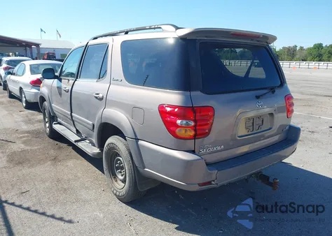 2001 Toyota Sequoia Limited V8 из США, поврежденный, VIN 5TDZT38A71S009337